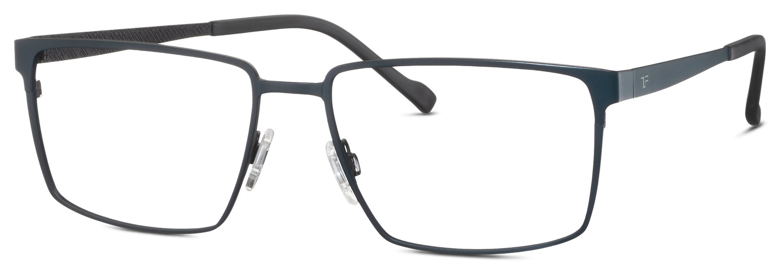 Das Bild zeigt die TItanflex Brille 822034 in Blau.